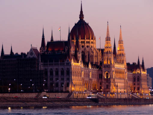 Parlamentsgebäude in Budapest